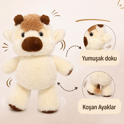 Poti Koşan Peluş İnek Oyuncak