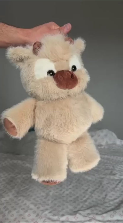 Poti Koşan Peluş İnek Oyuncak